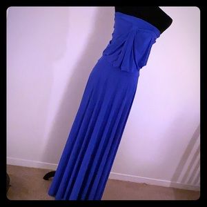 ANAMARIA COUTURE Brazil - long strapless dress OS